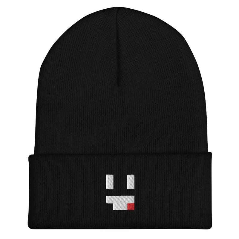 Black ReniDrag Embroided Beanie!